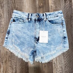 KanCan Acid Wash Jean Shorts